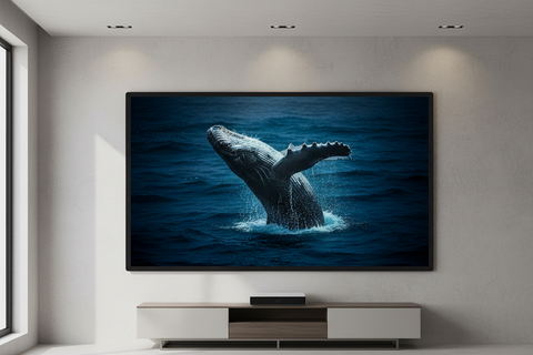 Premium Carbon-Black Lenticular UST Projector Screen (HBSP) — TrueThrow