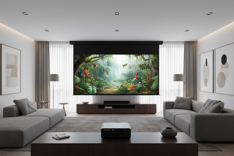 Fresnel ALR UST Projector Screen — High-Gain Laser TV