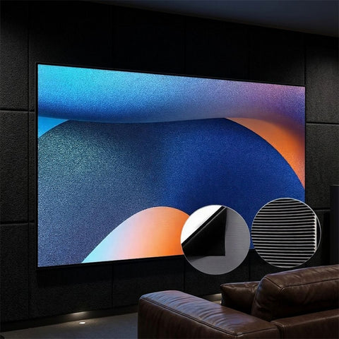 Carbon-Black Lenticular UST Projector Screen (CBSP) — TrueThrow