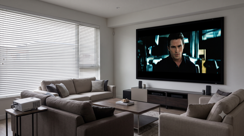 TrueThrow High-Contrast Grey Projection Screen