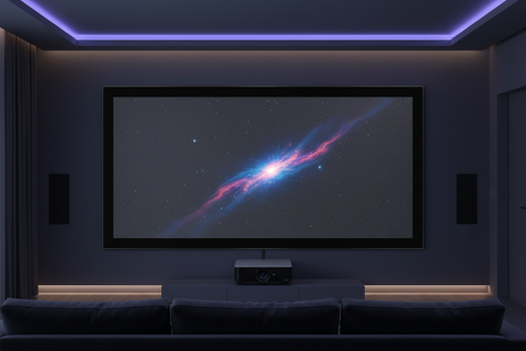 Carbon-Black Lenticular UST Projector Screen (CBSP) — TrueThrow