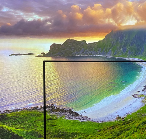 TrueThrow Black Crystal ALR Projection Screen