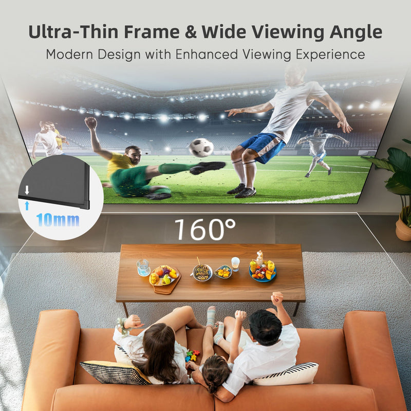 PET Crystal Lenticular UST Projector Screen (BSP) — TrueThrow projection